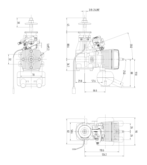 GT35R_Dimentions